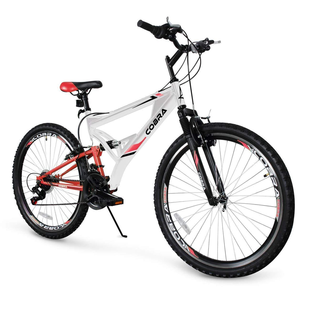 king cobra mountainbike Akonza Cobra Dual Full Suspension Outdoor Mountain Bicycle Shimano 7-S – Sport Cycle